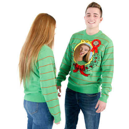 Unisex Christmas Sweater JulesRoche with Mirror Strap Julesroches