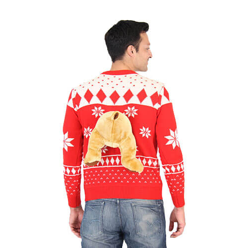 Unisex Funny 3D Moose JulesRoche Ugly Christmas Sweater Julesroches