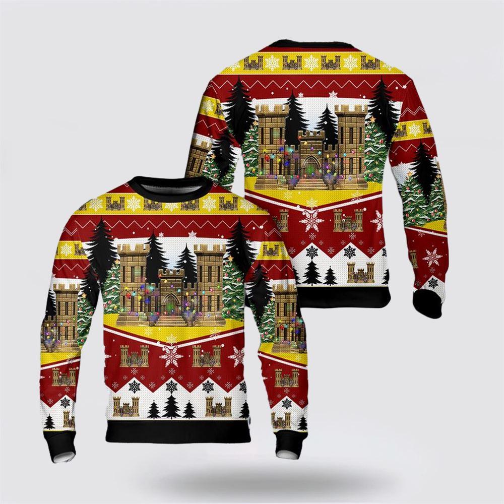 Unisex JulesRoche Ugly Christmas Sweater Cotton Blend All-Over Print Julesroches