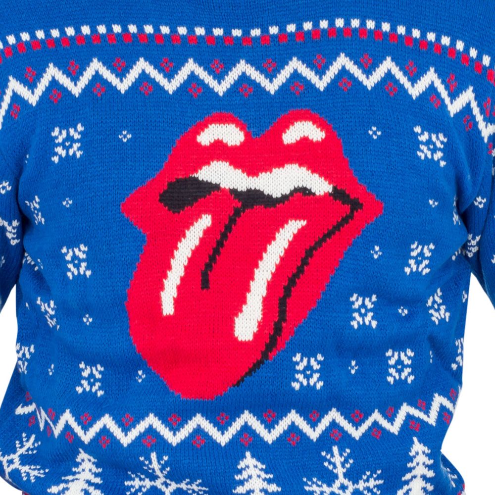 Unisex Ugly Christmas Pullover JulesRoche Official Rolling Stones Design Julesroches