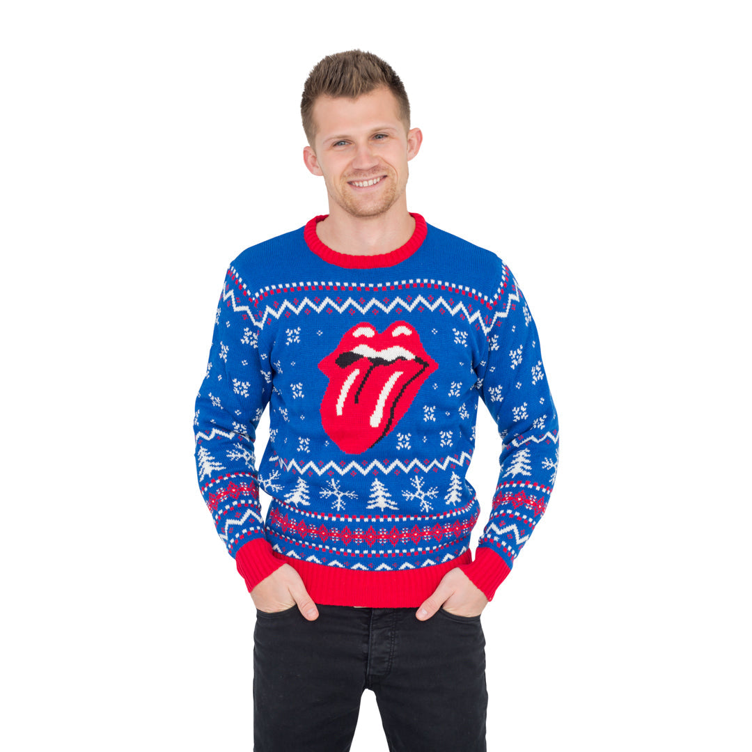 Unisex Ugly Christmas Pullover JulesRoche Official Rolling Stones Design Julesroches