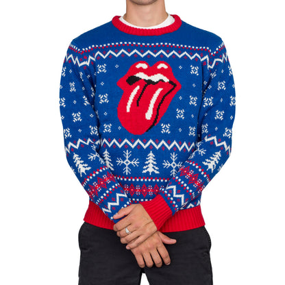 Unisex Ugly Christmas Pullover JulesRoche Official Rolling Stones Design Julesroches