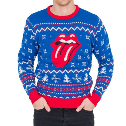 Unisex Ugly Christmas Pullover JulesRoche Official Rolling Stones Design Julesroches