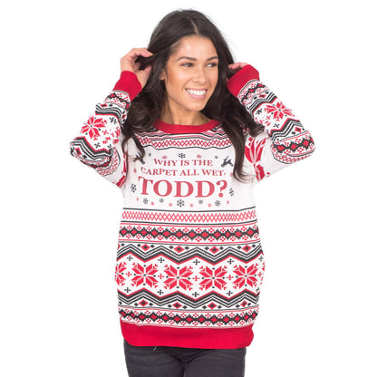 Unisex Ugly Christmas Sweater JulesRoche Crew Neck Knit Humor Julesroches