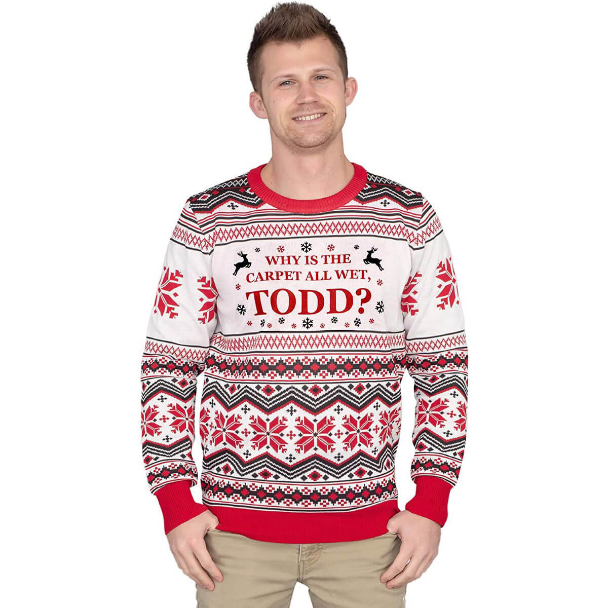 Unisex Ugly Christmas Sweater JulesRoche Crew Neck Knit Humor Julesroches