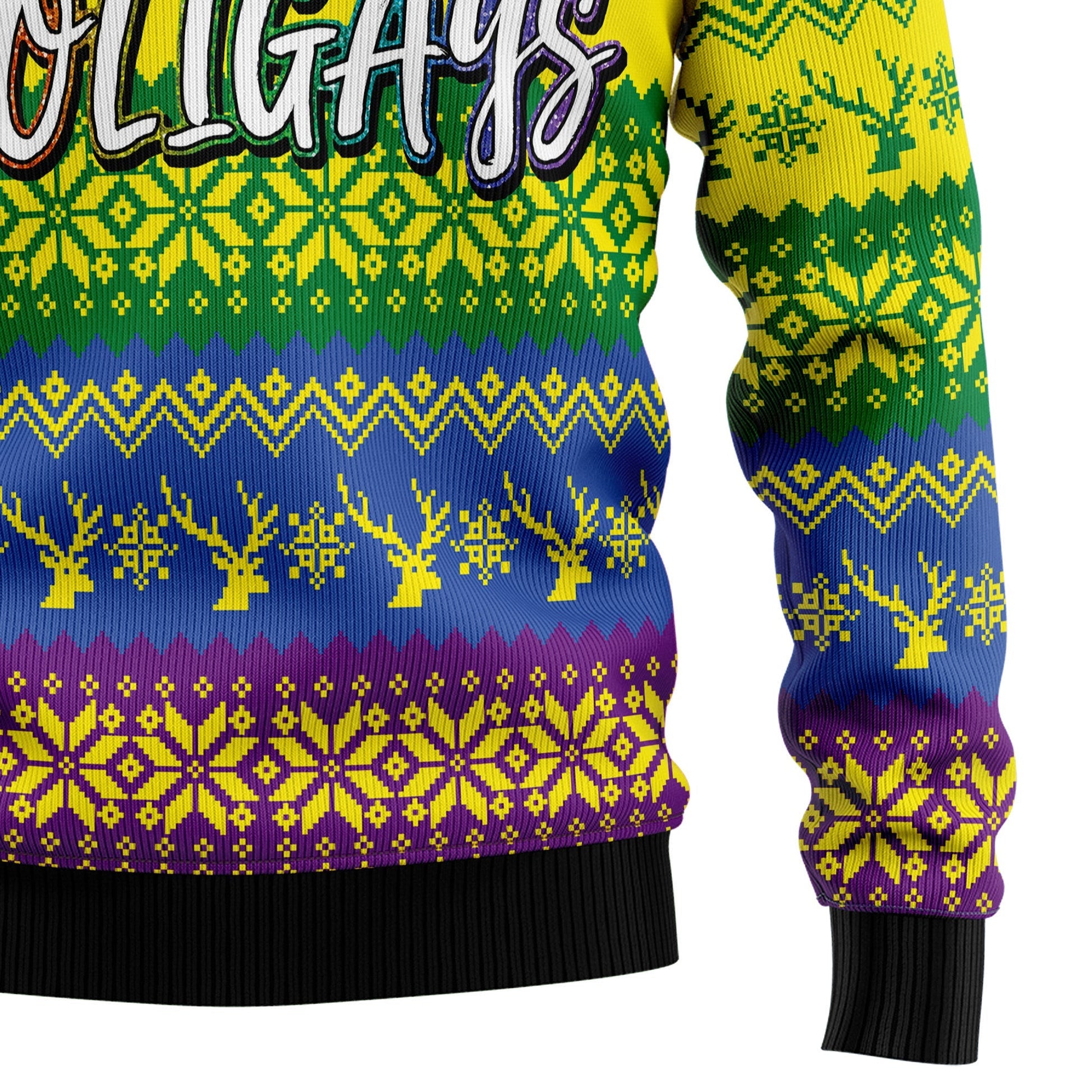 Winter Sweater JulesRoche Graphic All-Over-Print Pullover Julesroches