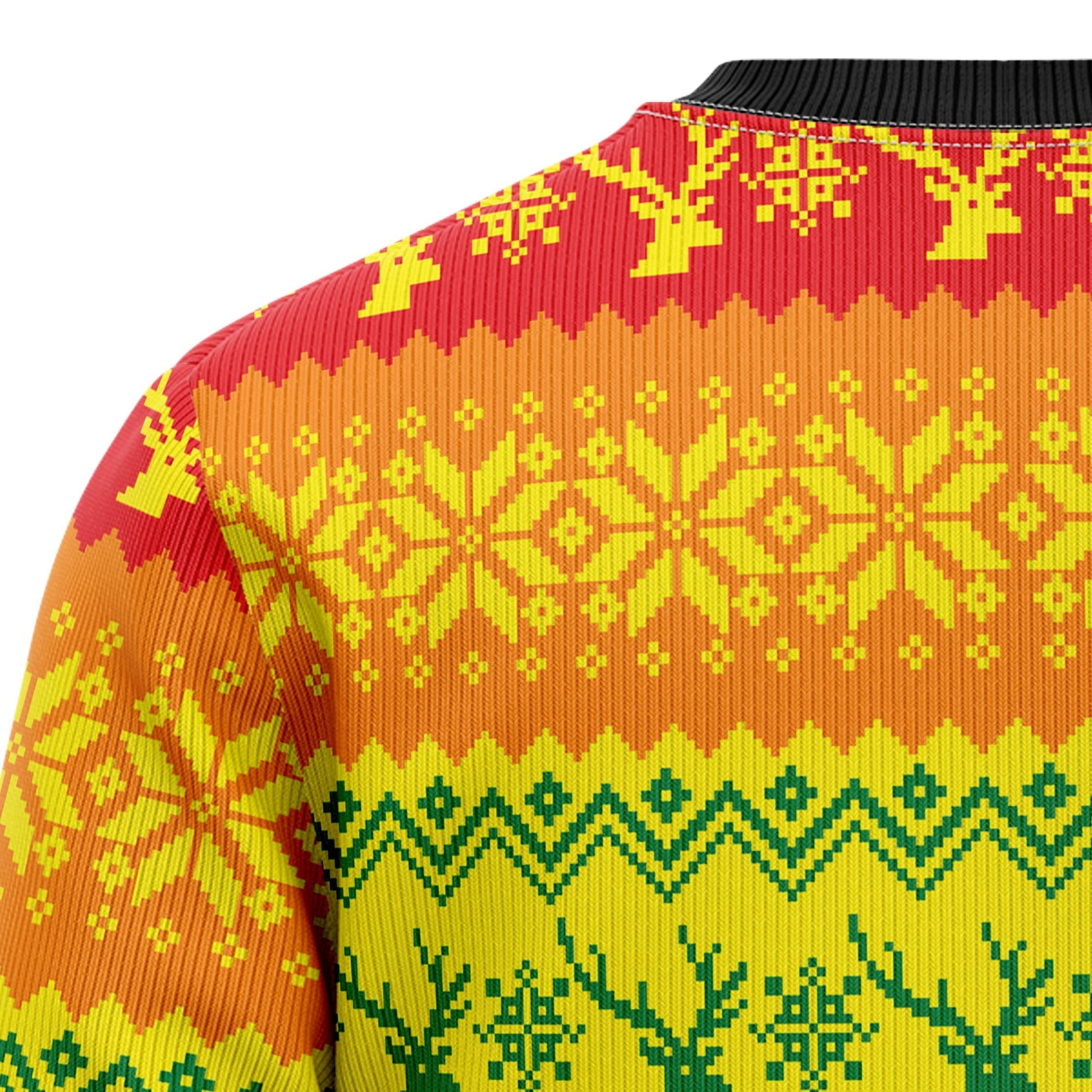 Winter Sweater JulesRoche Graphic All-Over-Print Pullover Julesroches