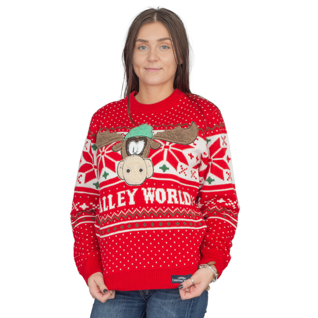 Women's Christmas Sweater JulesRoche Marty Moose Walley World Julesroches