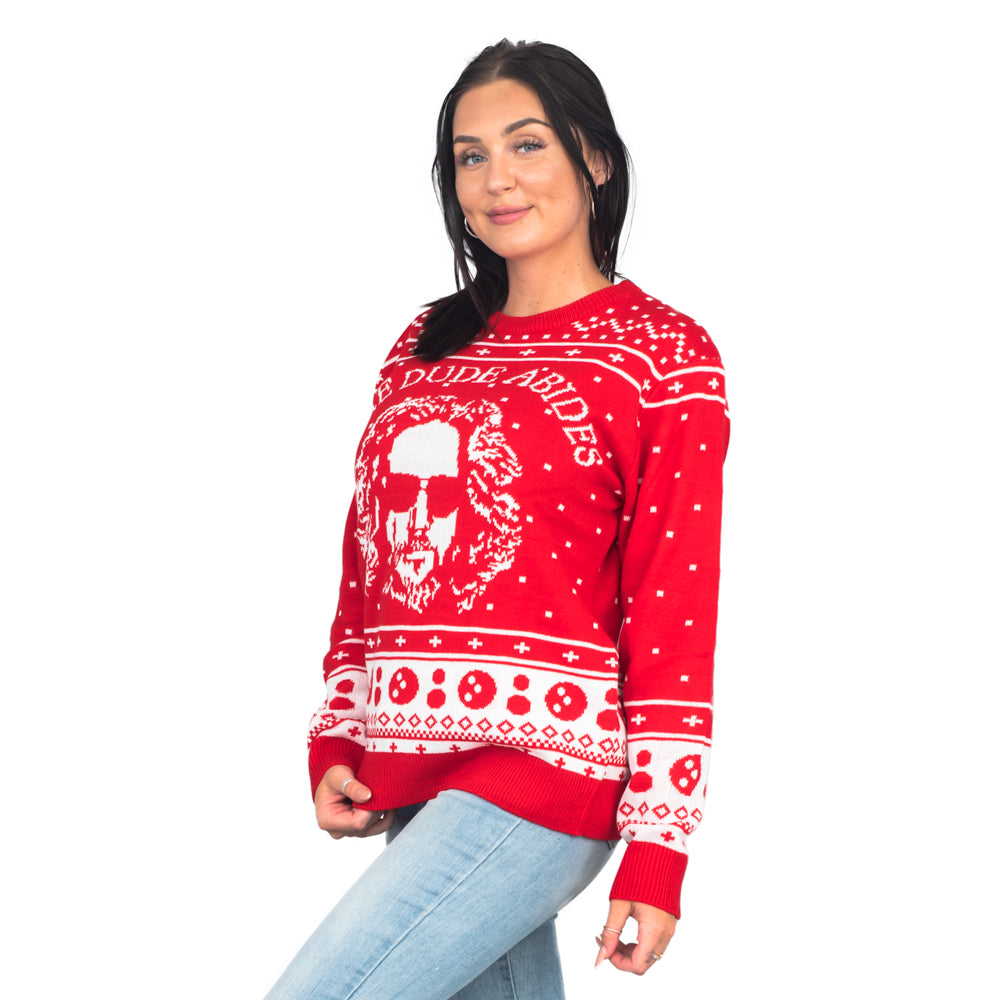 Women's The Big Lebowski Ugly Christmas Sweater by JulesRoche Julesroches