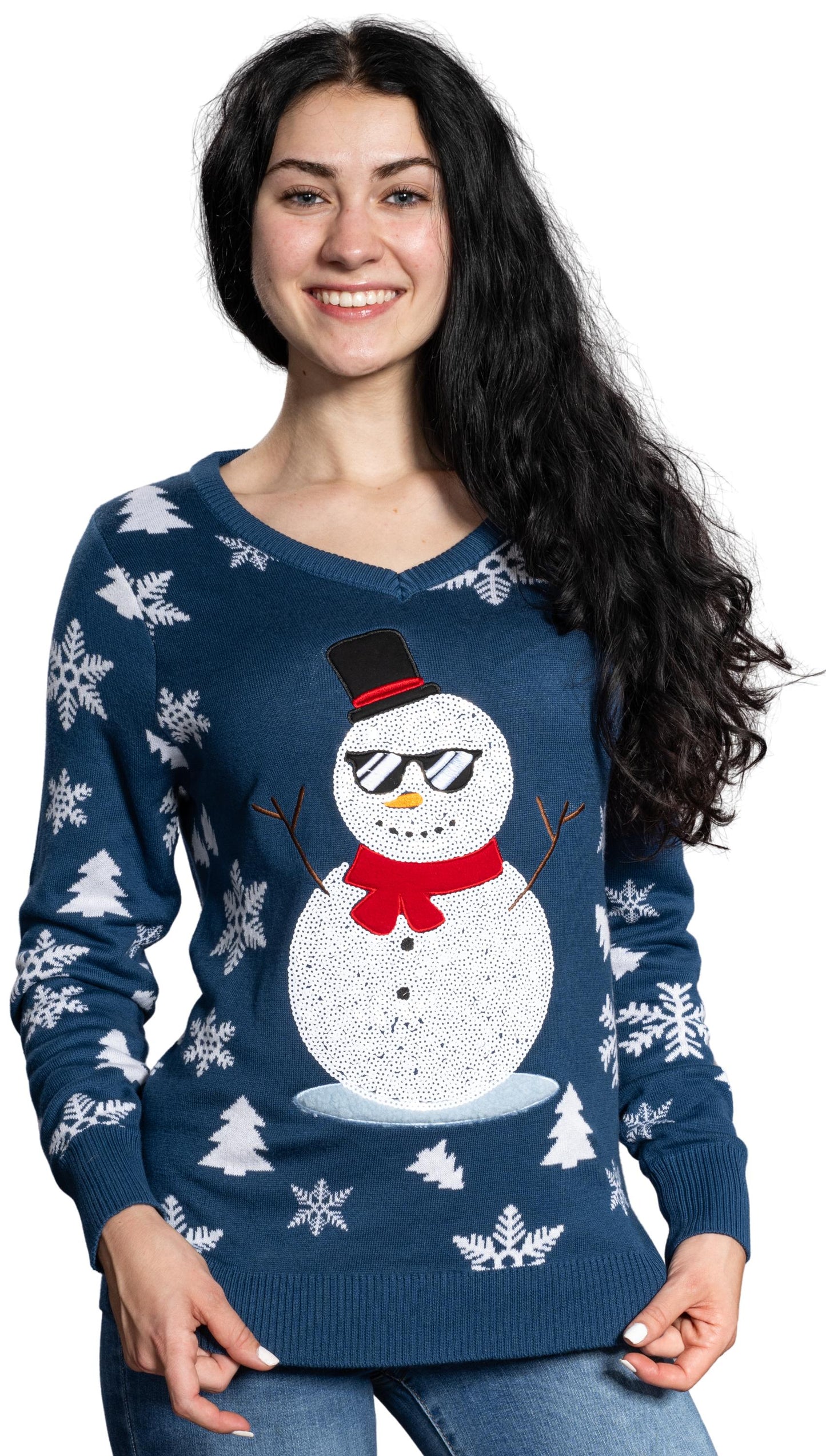 Women's Ugly Christmas Sweater JulesRoche Funny Festive Knit Julesroches