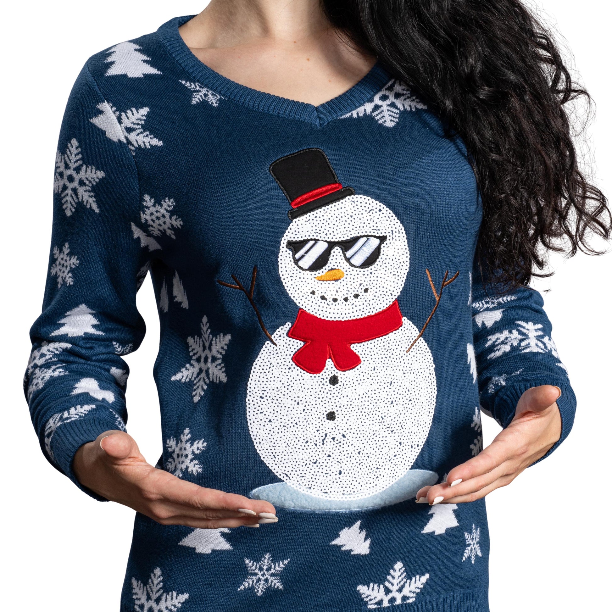 Women's Ugly Christmas Sweater JulesRoche Funny Festive Knit Julesroches