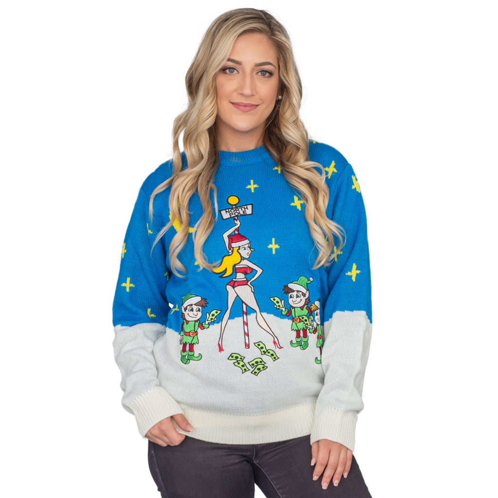 Women's Ugly Christmas Sweater JulesRoche | Funny Naughty Design Julesroches