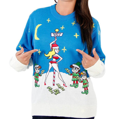 Women's Ugly Christmas Sweater JulesRoche | Funny Naughty Design Julesroches