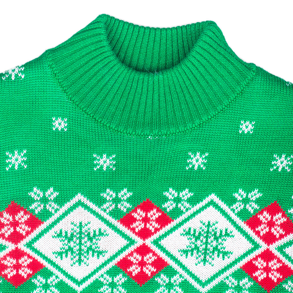 Women's Vintage-Inspired Ugly Christmas Sweater Dress by JulesRoche Julesroches