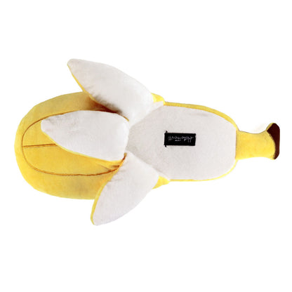 Novelty Slippers JulesRoche Banana Design Embroidered Non-Slip