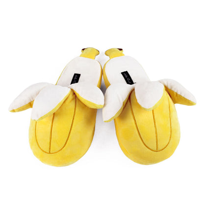 Novelty Slippers JulesRoche Banana Design Embroidered Non-Slip