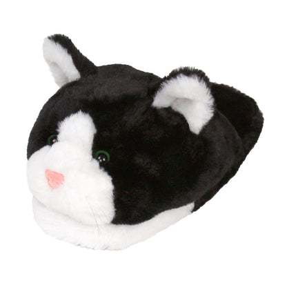 Women's Tuxedo Cat Slippers JulesRoche Non-Slip Plush