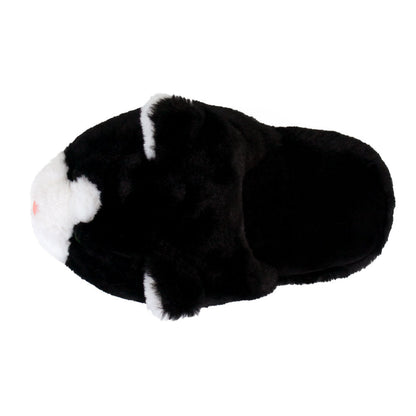 Women's Tuxedo Cat Slippers JulesRoche Non-Slip Plush