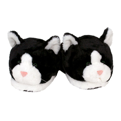 Women's Tuxedo Cat Slippers JulesRoche Non-Slip Plush