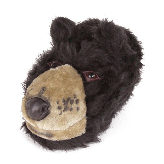 Bear Head Slippers JulesRoche Plush Comfort Non-Slip