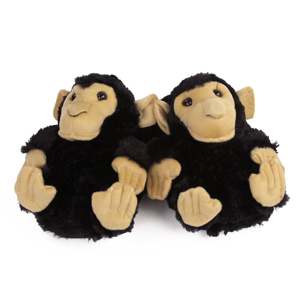 Monkey Animal Slippers JulesRoche Soft Plush Non-Slip