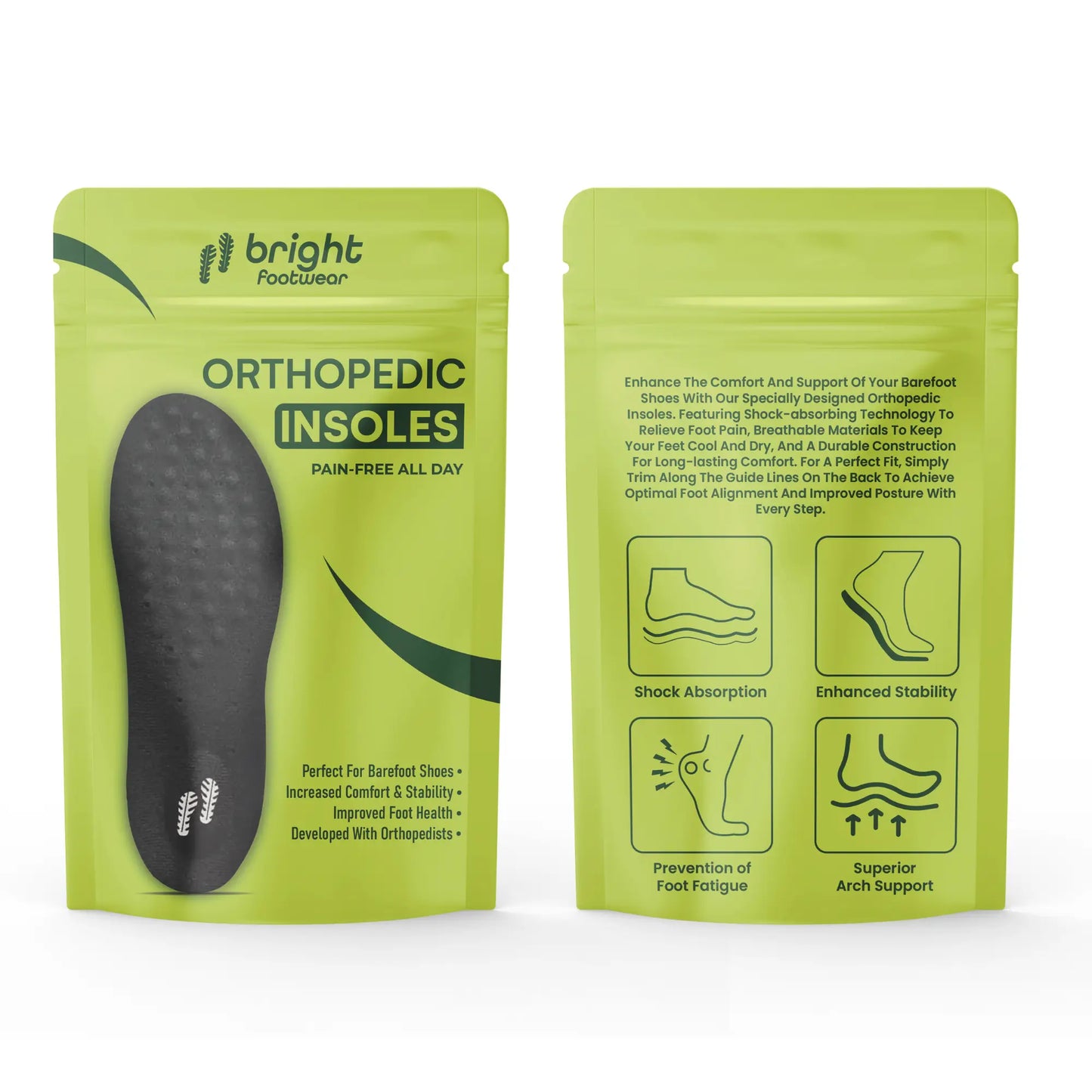 Orthopaedic Insoles JulesRoche Comfort Shock-Absorbing