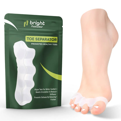 Ergonomic Silicone Toe Separator - JulesRoche Pain Reliever