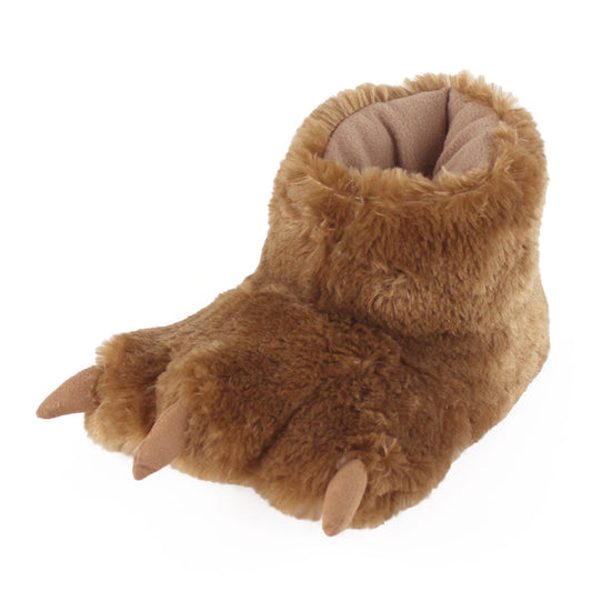 Bear Paw Slippers JulesRoche Plush Animal Design