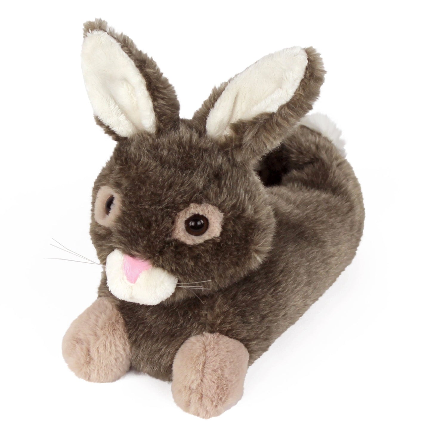 Brown Bunny Rabbit Foam Footbed Novelty Slippers