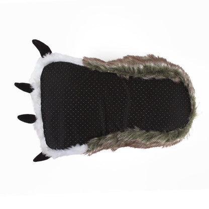 Wolf Design Novelty Slippers JulesRoche Plush Over-the-Ankle