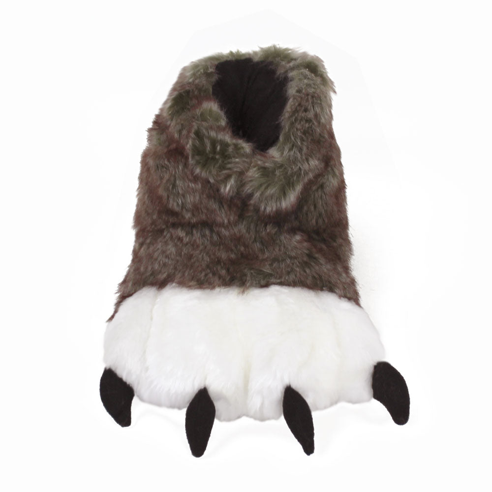 Wolf Design Novelty Slippers JulesRoche Plush Over-the-Ankle