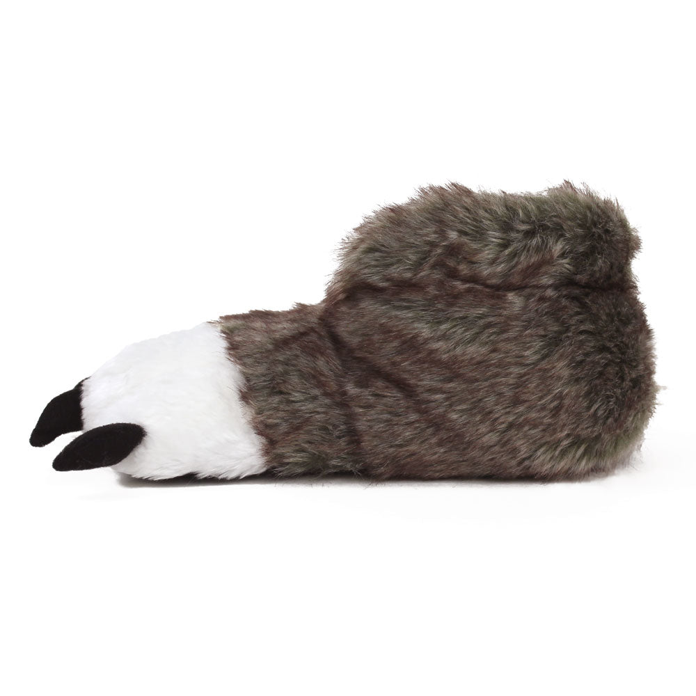 Wolf Design Novelty Slippers JulesRoche Plush Over-the-Ankle