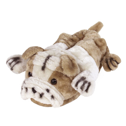 Bulldog Novelty Slippers JulesRoche Comfortable Dog Design