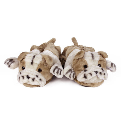 Bulldog Novelty Slippers JulesRoche Comfortable Dog Design