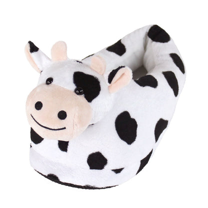 Cow Slippers JulesRoche Non-Slip Comfortable Novelty Design