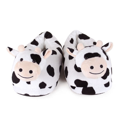 Cow Slippers JulesRoche Non-Slip Comfortable Novelty Design