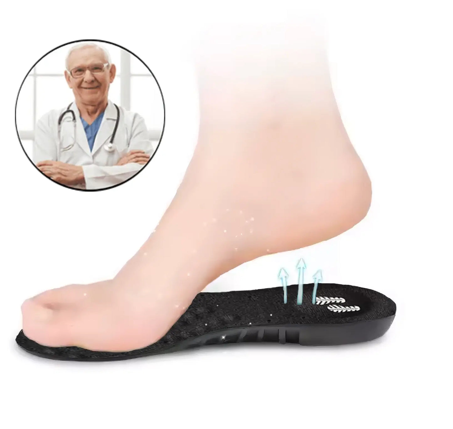 Orthopaedic Insoles JulesRoche Comfort Shock-Absorbing