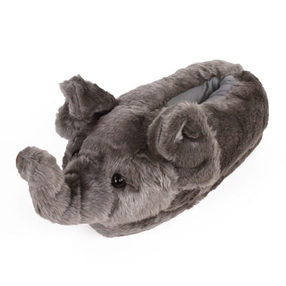 Elephant Cozy Slippers JulesRoche Plush Non-Slip Design