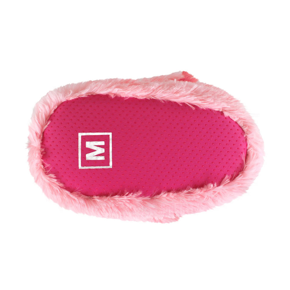 Women's Pink Flamingo Novelty Slippers JulesRoche Fluffy Cozy Design