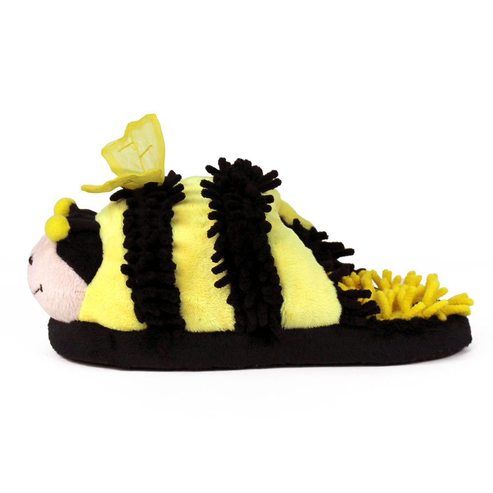 Animal Novelty Slippers JulesRoche Cozy Bee Design