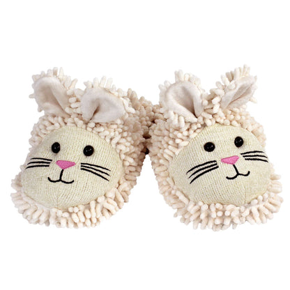 Women's Bunny Slippers JulesRoche Soft Plush Non-Slip