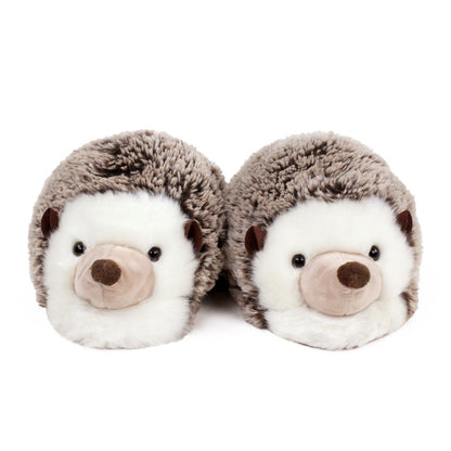 Hedgehog Slippers JulesRoche Soft Two-Toned Fur Foam Footbed