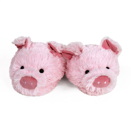 Piggy Slippers JulesRoche Soft Pink Fuzzy Comfortable