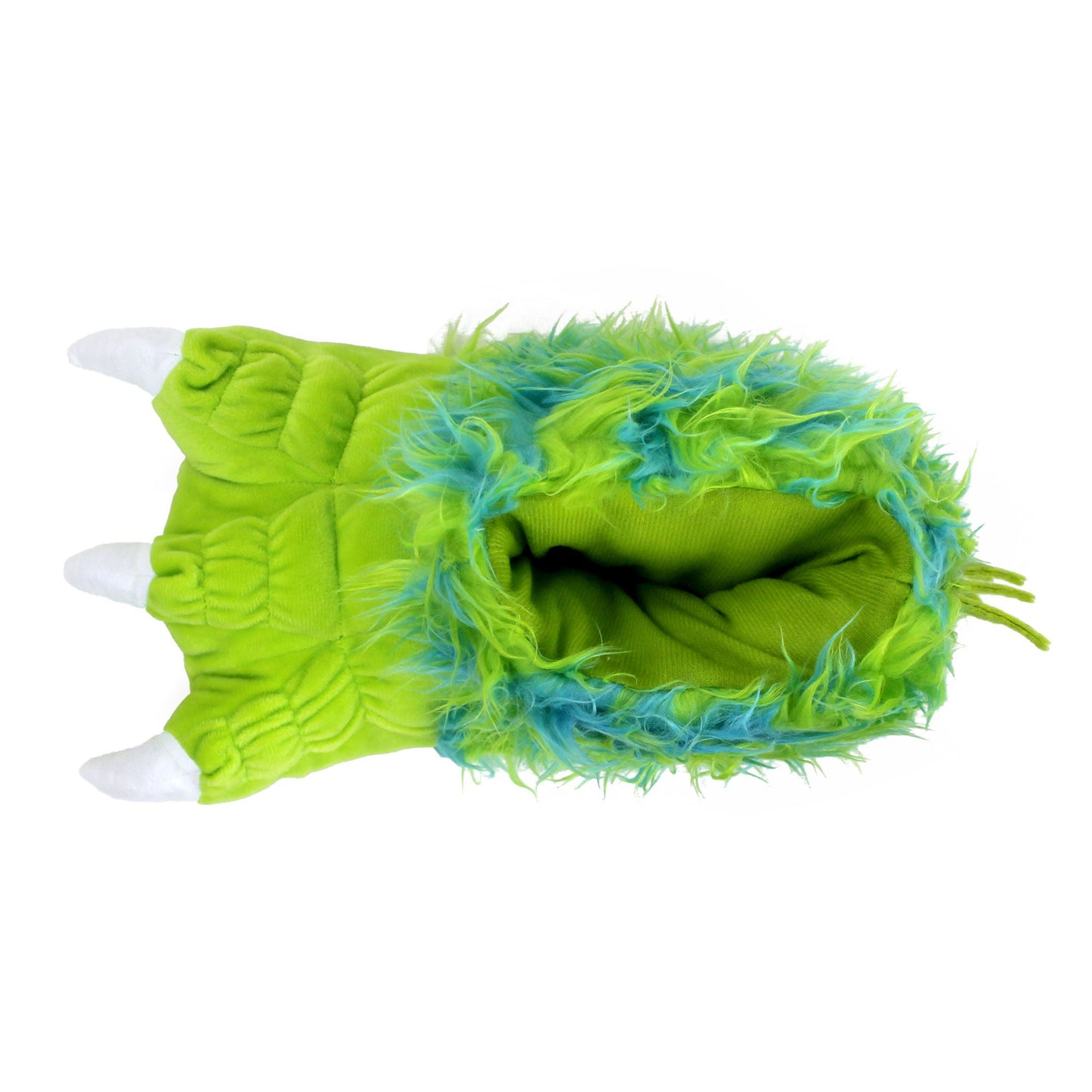 Green Monster Claw Non-Slip Plush Slippers JulesRoche