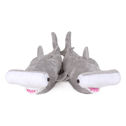 Hammerhead Shark Slippers JulesRoche Plush Fun Footwear