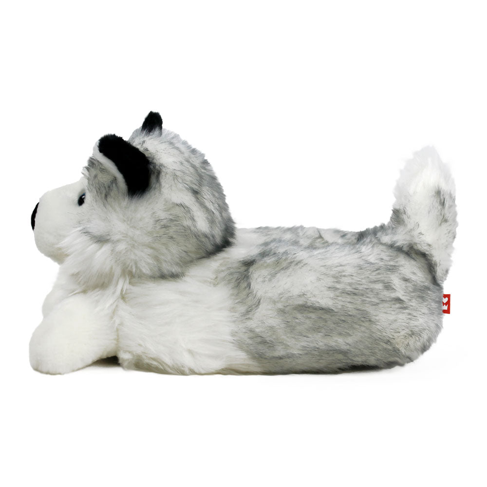 Novelty Animal Slippers JulesRoche Husky Design One Size Fit