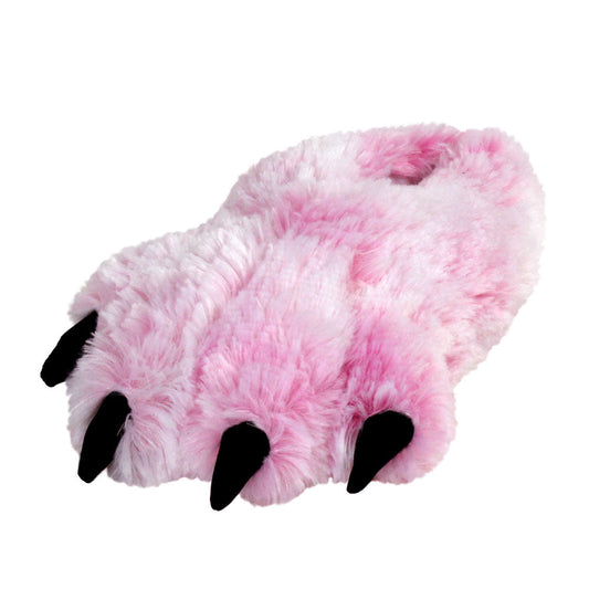 Toddler Slippers JulesRoche Soft Plush Pink Tiger Design