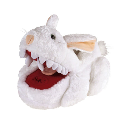 Plush Comfort Novelty Slippers JulesRoche Vicious Bunny Design