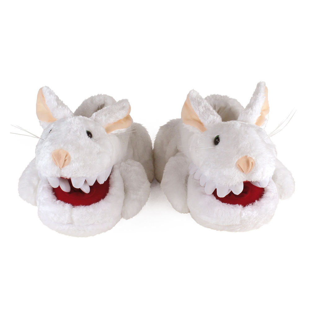 Plush Comfort Novelty Slippers JulesRoche Vicious Bunny Design