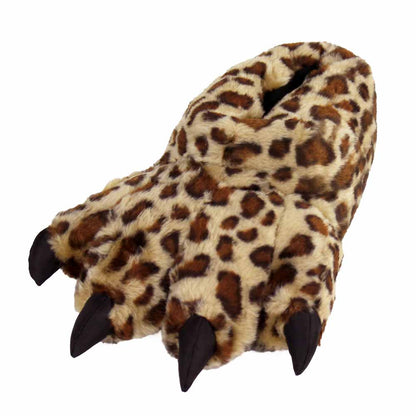 Leopard Claw Animal Slippers JulesRoche Plush Non-Slip Comfort